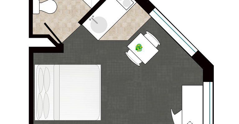 Studio Corner Deluxe (1 or 2 Persons) — Deluxe — photo 3