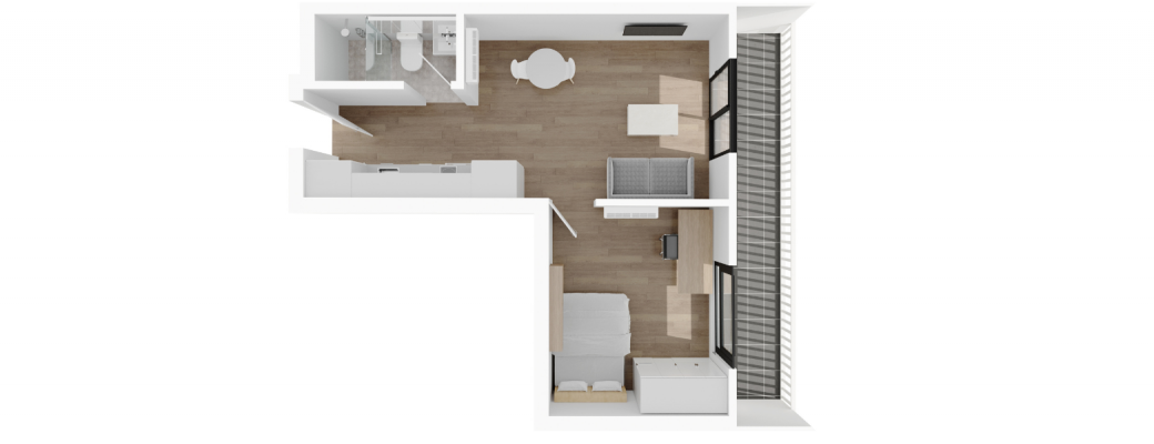 1 Bedroom Terrace — photo 2