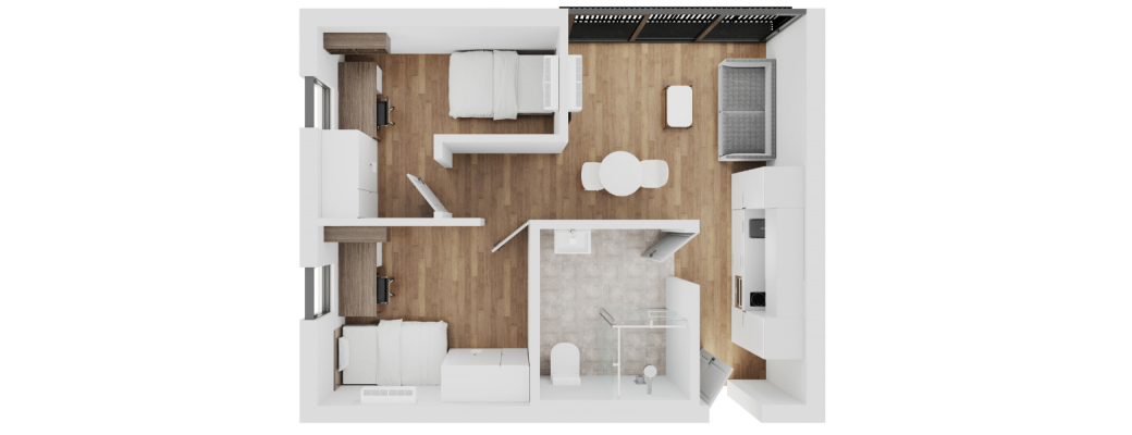 2 Bedroom Accessible Terrace Apartment — photo 3