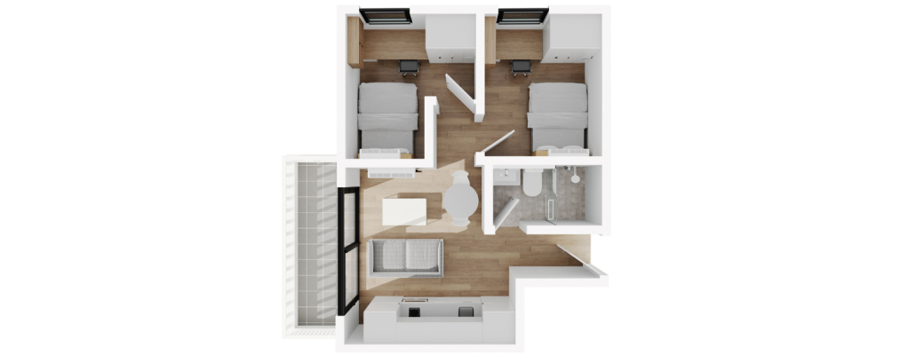 2 Bedroom Terrace Apartment — photo 4